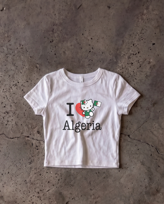 Algeria Baby Crop Tee