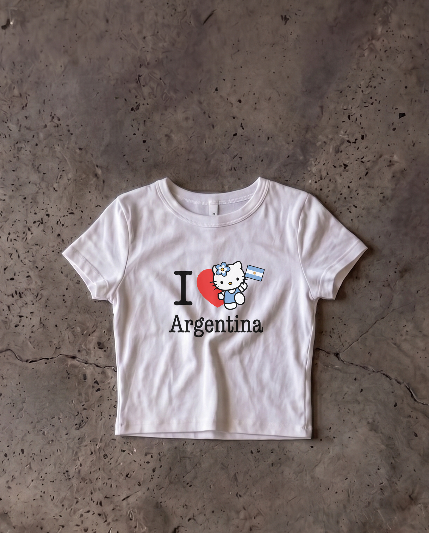 Argentina Baby Crop Tee