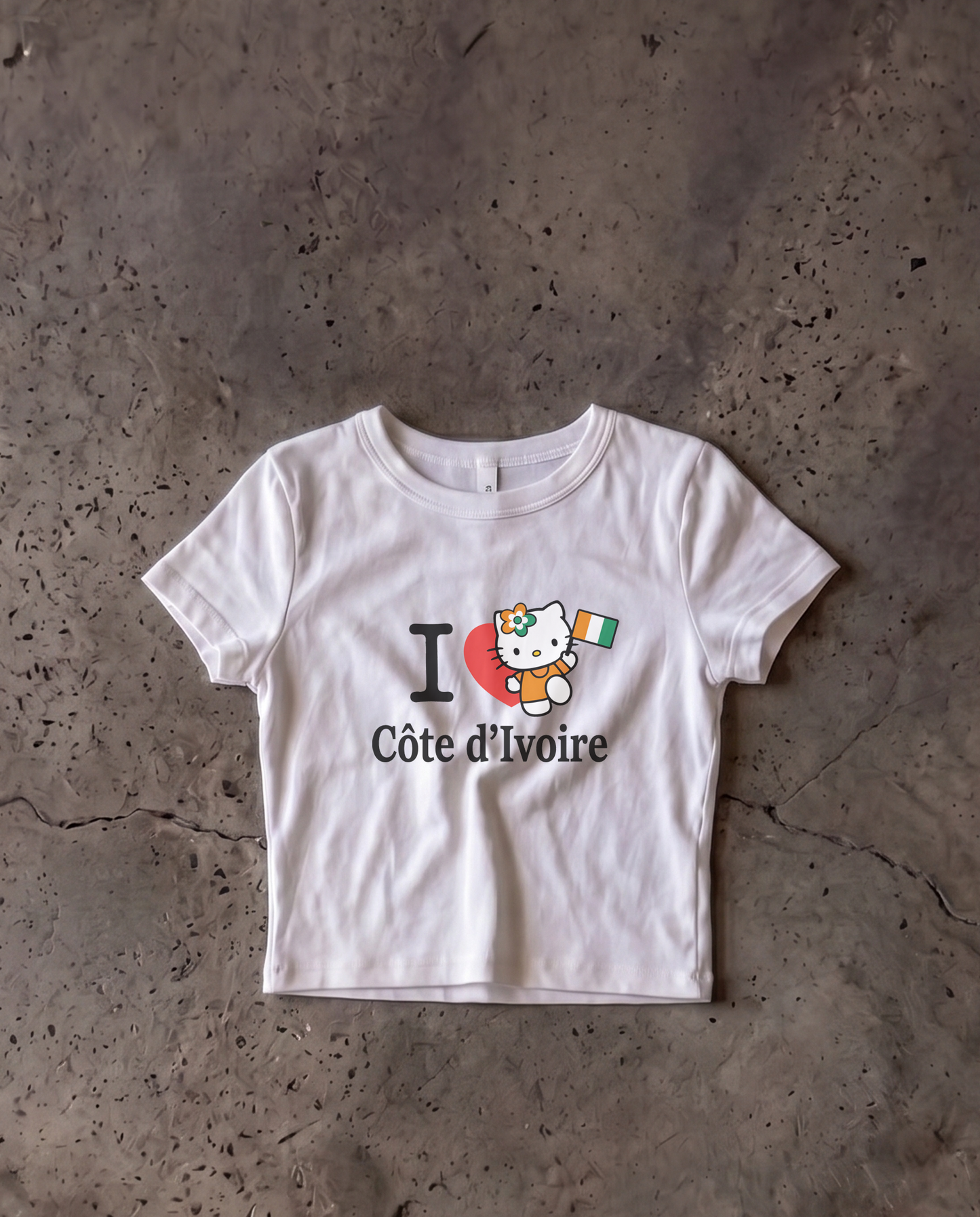 Cotedevoir Baby Crop Tee
