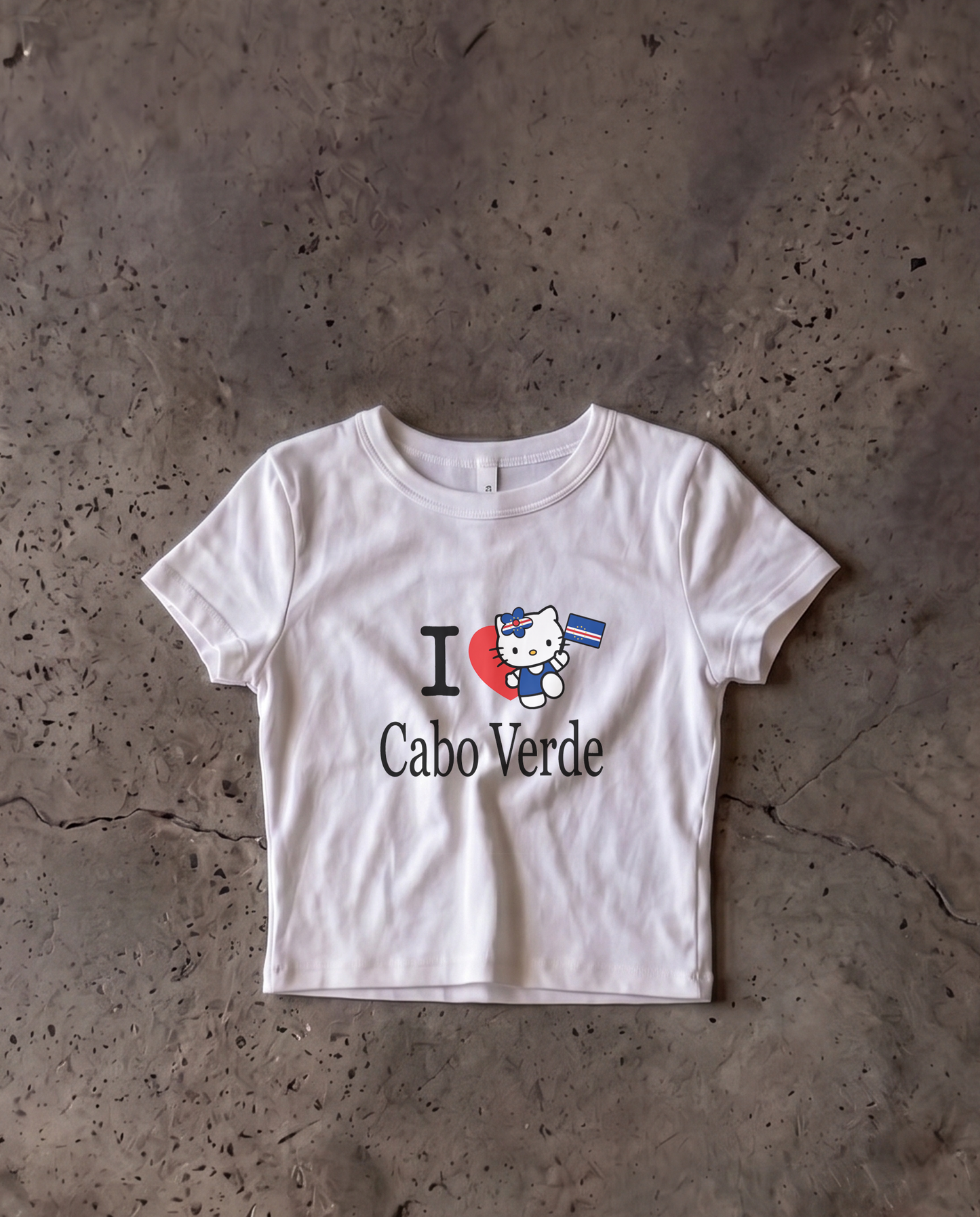 Cabo Verde Baby Crop Tee