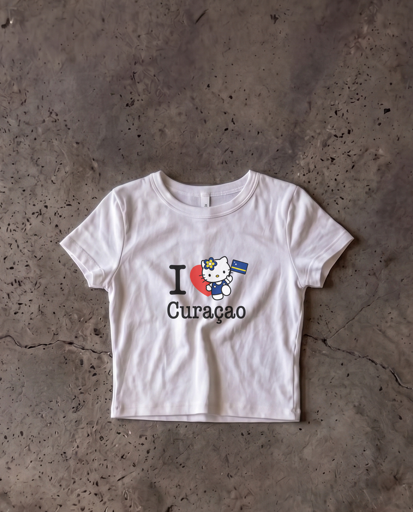 Curacao Baby Crop Tee