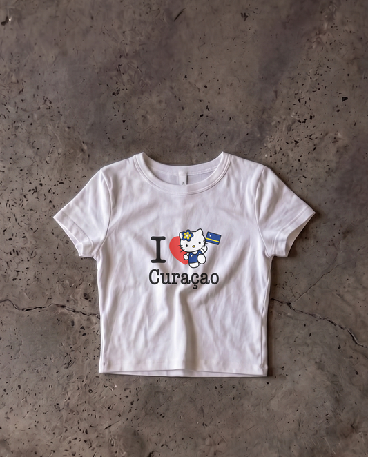 Curacao Baby Crop Tee