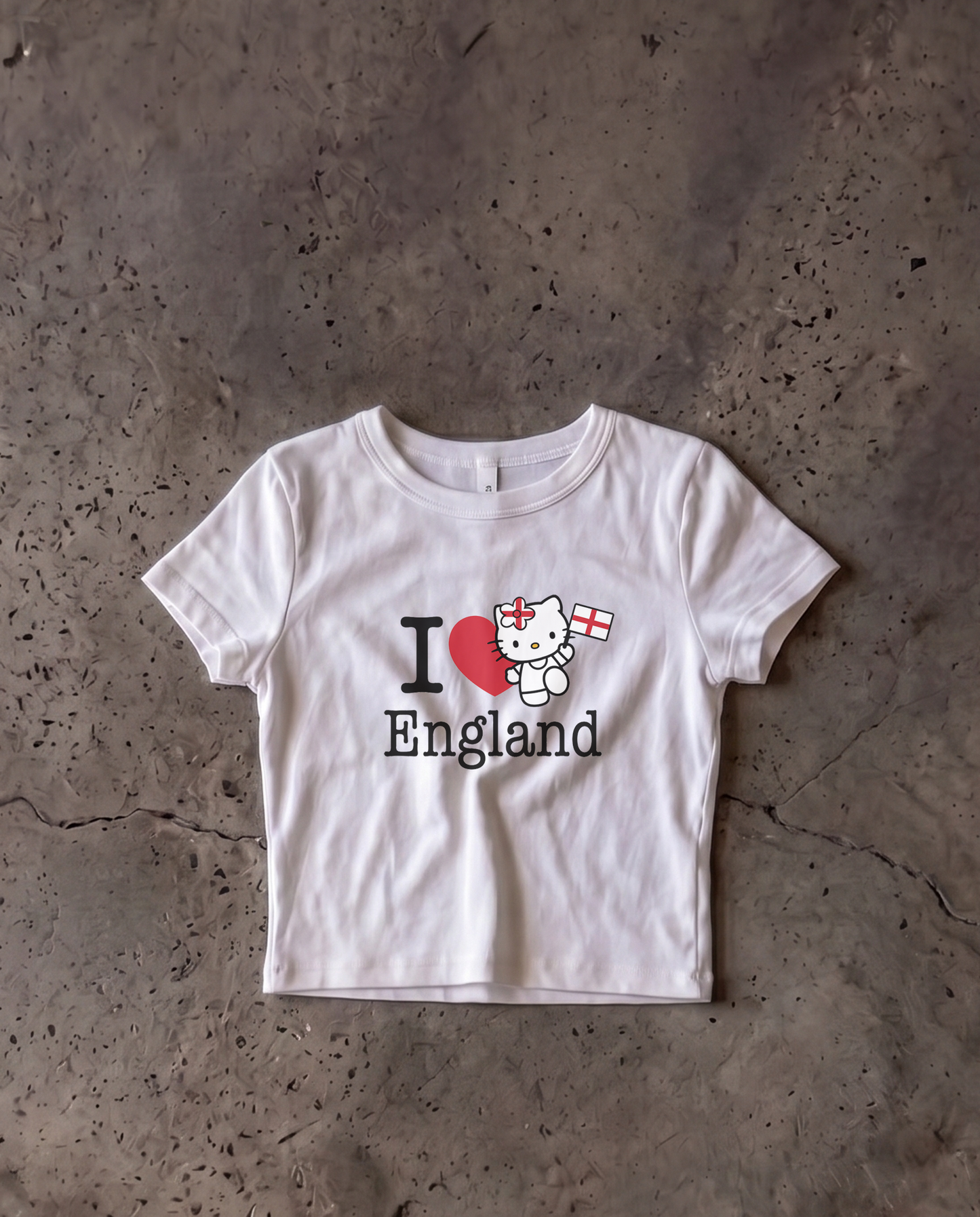 England Baby Crop Tee