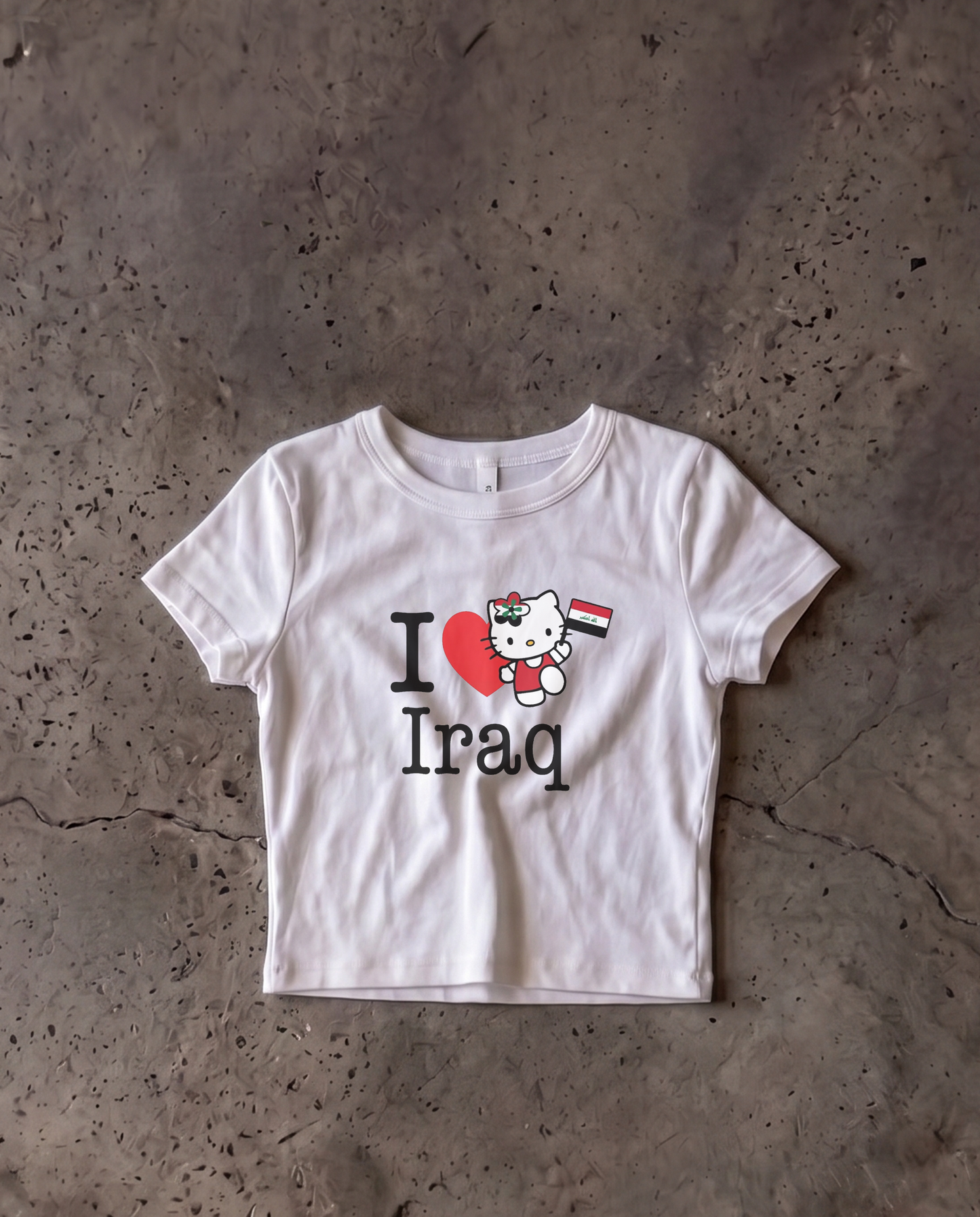 Iraq Baby Crop Tee