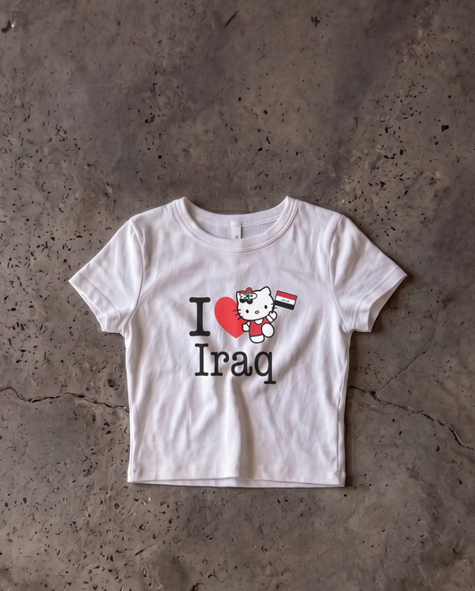 Iraq Baby Crop Tee