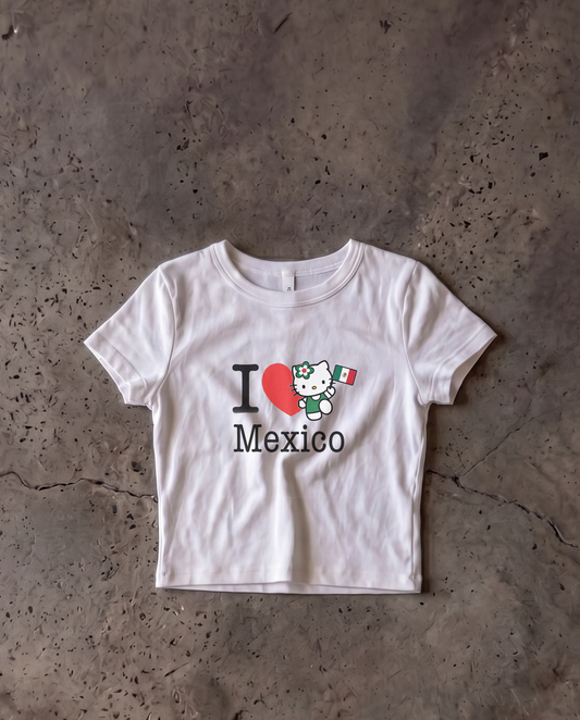 Mexico Baby Crop Tee