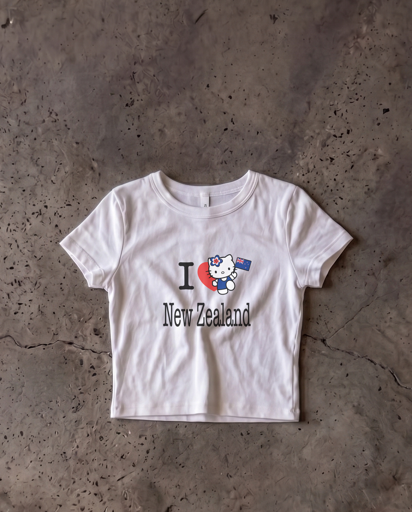New Zealand Baby Crop Tee