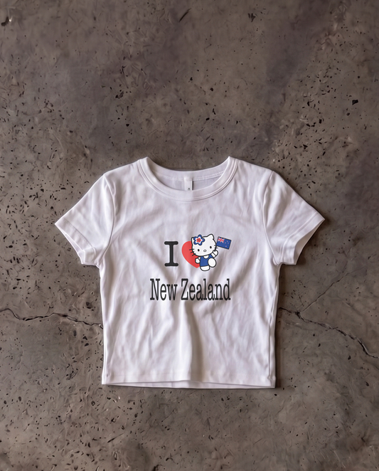 New Zealand Baby Crop Tee