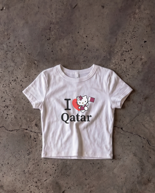 Qatar Baby Crop Tee