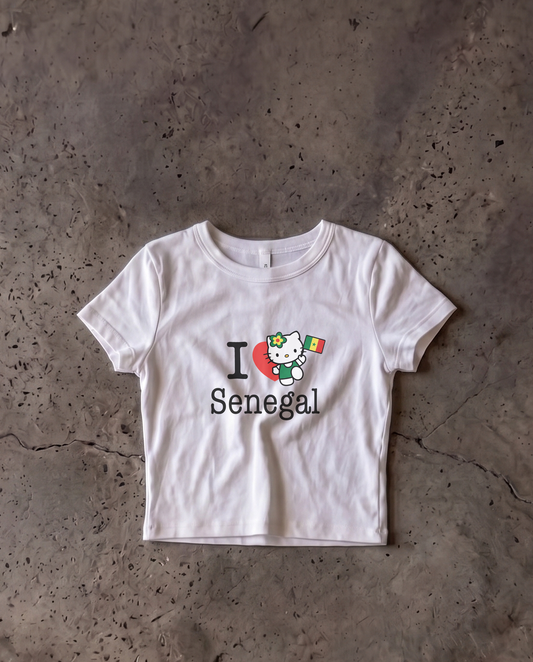 Senegal Baby Crop Tee