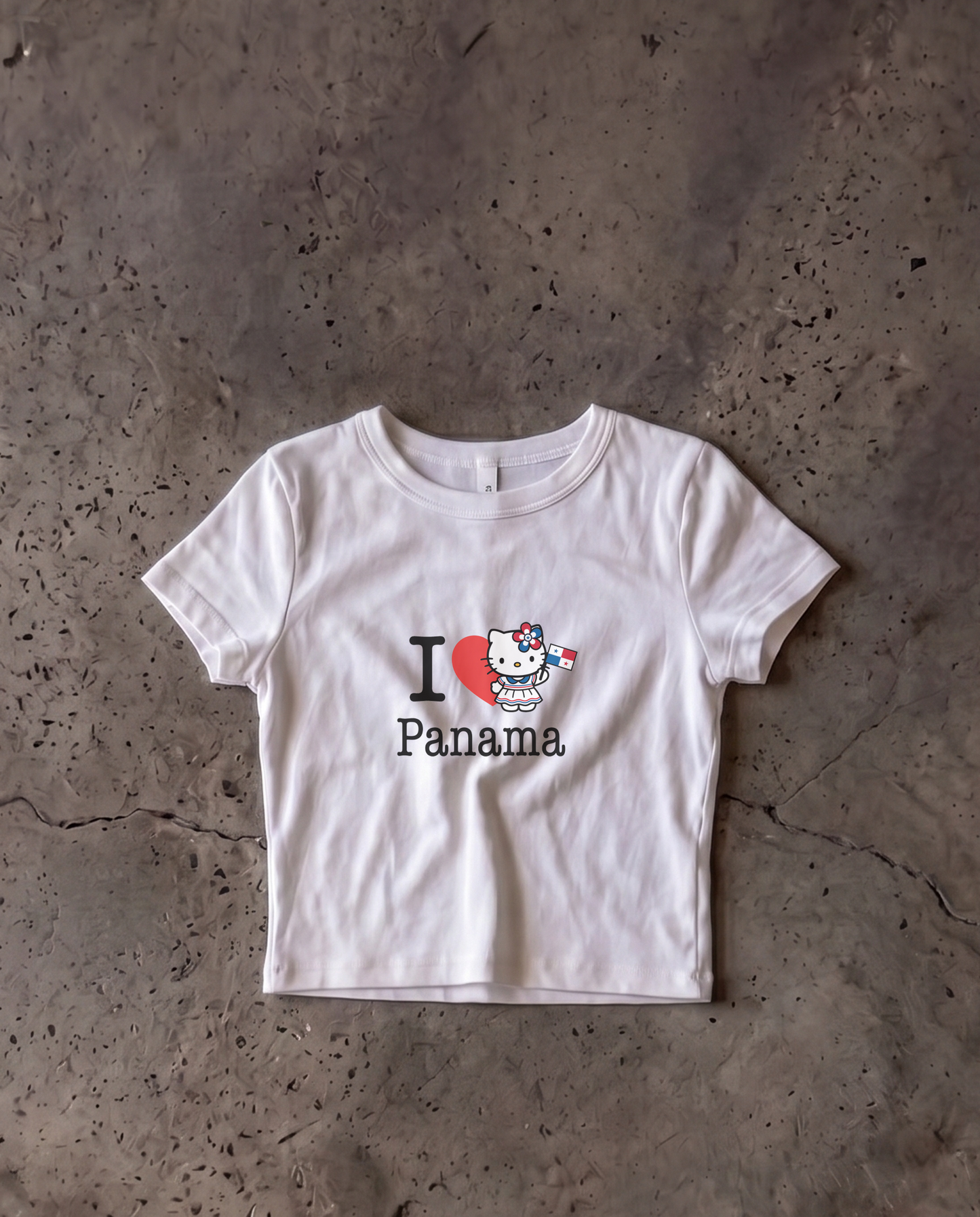 Panama Baby Crop Tee