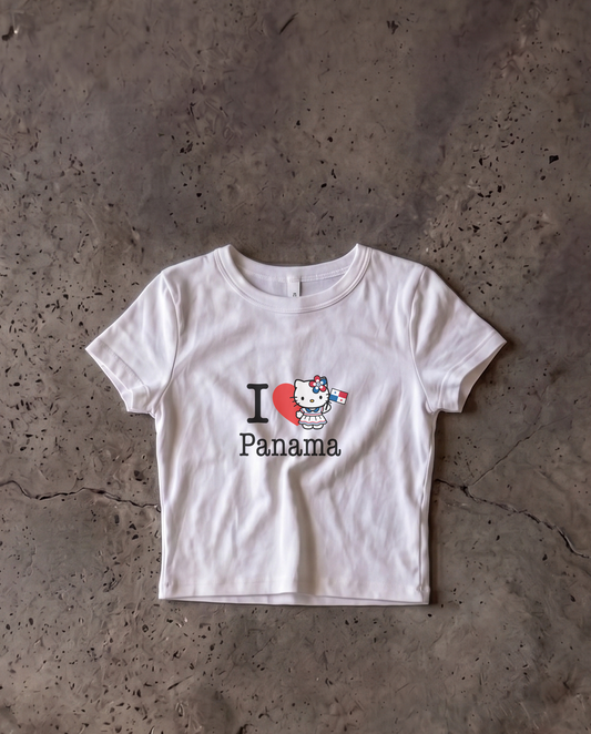 Panama Baby Crop Tee